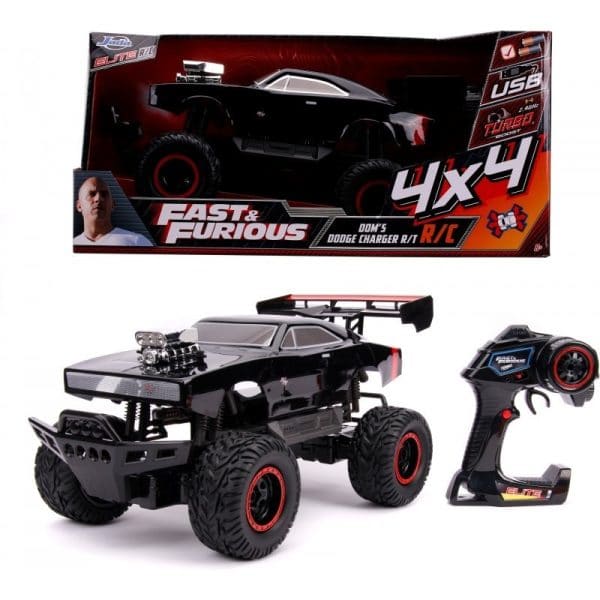 Fjernstyret Rc Bil - Fast And Furious 1970 Dodge 4x4