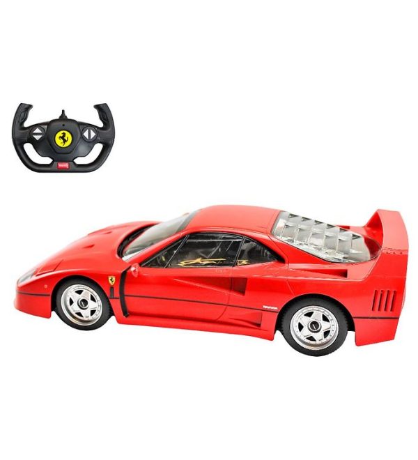 Rastar Fjernstyret Bil m. Lys - Ferrari F40 - 1:14 - OneSize - Rastar Legetøj