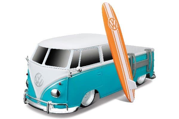 Maisto Tech Rc - Volkswagen Pickup Med Surfboard - 1:16 - Turkis