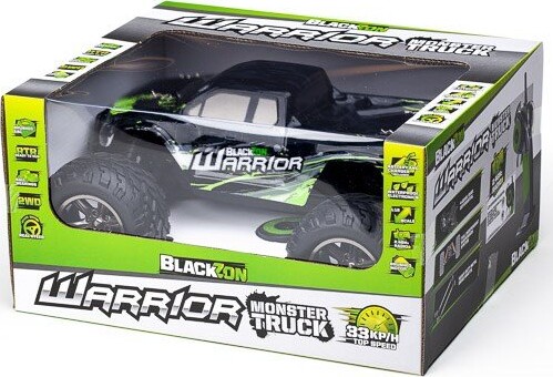 Blackzon - Warrior Monster Truck - Fjernstyret - 1:12 - Grøn