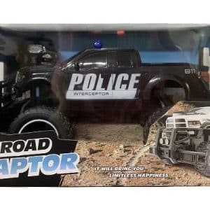 Fjernstyret Politi Monster Truck - Off Road Raptor - 1:14 - Tech Toys