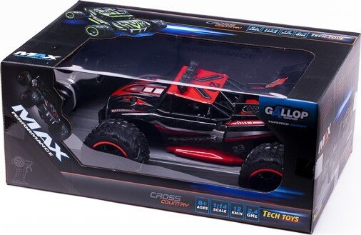 Fjernstyret Rc Buggy - Cross Country - 1:14 - 12 Km/t - Tech Toys