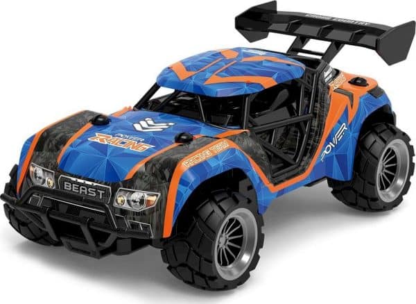 Fjernstyret Bil - Speed Racing Dirt Stars - 1:18 - Blå Og Orange