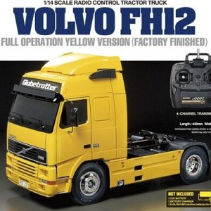 Tamiya - Rc Volvo Fh12 Yellow Full Option Fjernstyret Lastbil - 1:14 - 23647