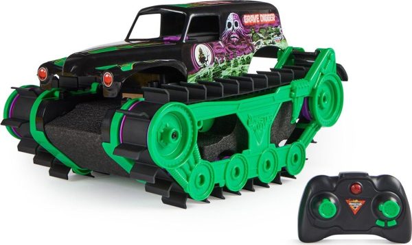 Monster Jam - Grave Digger Trax - Fjernstyret Monster Truck - 1:15
