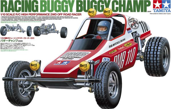 Tamiya - Rc Buggy Champ 2009 Fjernstyret Bil Byggesæt - 1:10 - 58441