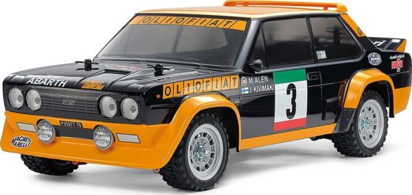 Tamiya - Rc Fiat 131 Abarth Rally Olio Fiat Fjernstyret Bil Byggesæt - 1:10 - 58723