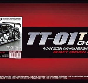 Tamiya - Rc Opel Calibra V6 Cliff Tt-01 Type-e Fjernstyret Bil Byggesæt - 1:10 - 58701