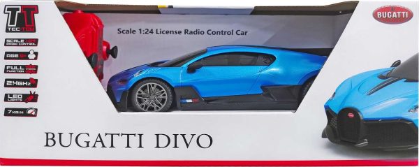 Bugatti Divo R/c 1:24 2,4ghz, Blue - Tec-toy