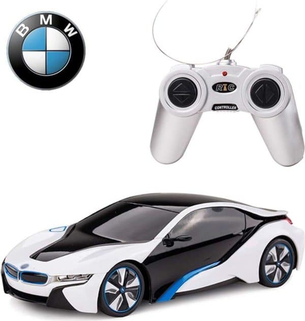 Rastar - Rc Bmw I8 Fjernstyret Bil - 1:24 - Sølv