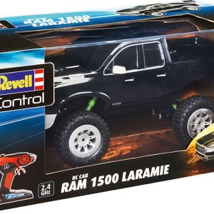 Dodge Ram 1500 Laramie Fjernstyret Bil - 1:10 - Revell Control - Sort
