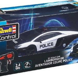 Fjernstyret Politibil - Lamborghini Aventador Coupé - 1:24 - Revell Control