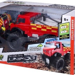 Maisto Bil - Fjernstyret Brandbil - Mercedes Benz Unimog - 1:16