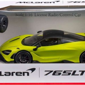Mclaren 765lt - Fjernstyret Rc Bil - 1:16 - 2,4ghz - Metallisk Grøn