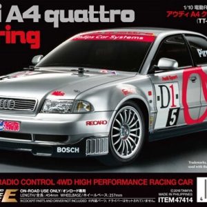 Tamiya - Rc Audi A4 Quattro Touring Fjernstyret Bil Byggesæt - 1:10 - 47414