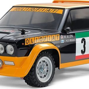 Tamiya - Rc Fiat 131 Abarth Rally Olio Fiat Fjernstyret Bil Byggesæt - 1:10 - 58723