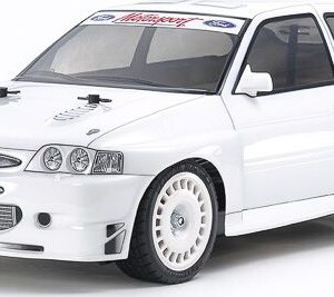 Tamiya - Rc Ford Escort Custom 1998 Tt-02 Fjernstyret Bil Byggesæt - 1:10 - 58691
