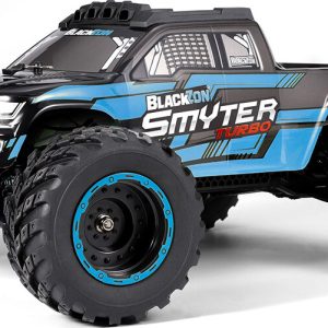 Blackzon - Rc Monster Truck Bil - Smyter Mt Turbo 1/12 4wd 3s - Blå