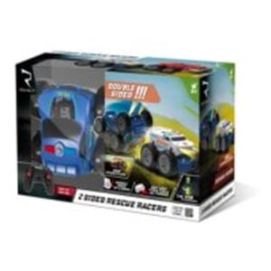 Syma REVOLT R/C Rescue Racers 2-Sided Police/Ambulance
