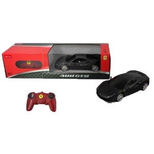 Rastar Fjernstyret Bil - 1:24 Ferrari 488 Gtb - Mat Sort