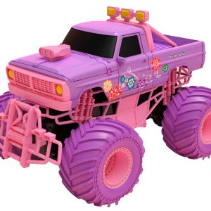 Fjernstyret Monstertruck SuoLuo 2.4G 1:18 Pink
