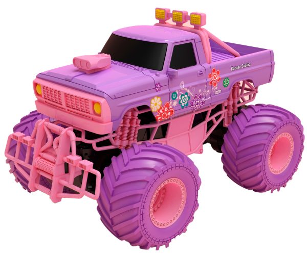 Fjernstyret Monstertruck SuoLuo 2.4G 1:18 Pink