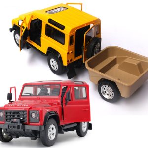 Land Rover Defender Fjernstyret Bil m/trailer 1:14