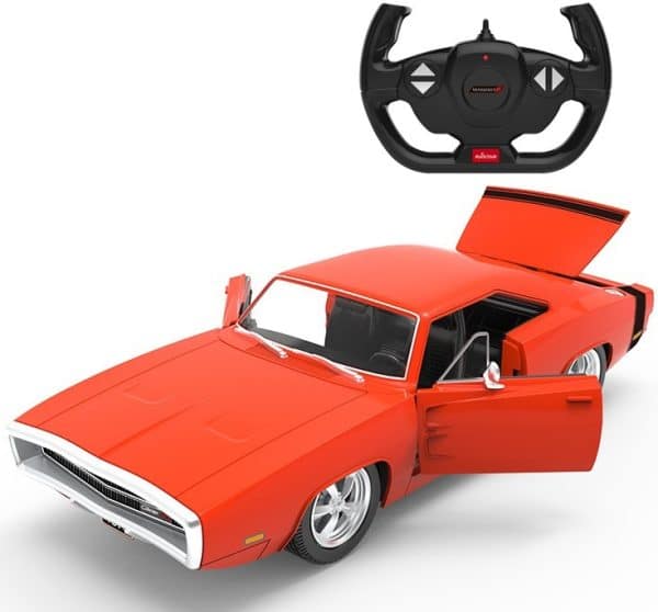 Dodge Charger R/T Fjernstyret Bil 1:16, 2.4G Rød
